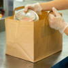Sac cabas papier kraft poignées 32x2/24cm
