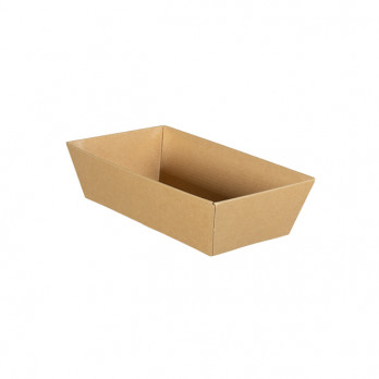 Barquette en carton kraft 230 mL