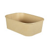 Barquette en fibres de bambou 750 mL