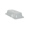 Couvercle en PET pour barquette en carton kraft 230 mL