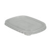 Couvercle en PP pour barquette en fibres de bambou 580 mL et 750 mL