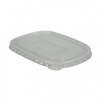 Couvercle en PP pour barquette en fibres de bambou 580 mL et 750 mL