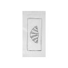 Sachet 1-2 viennoiseries en papier blanc décoré 12 + 5 x 25 cm - Collection tendance