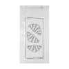 Sachet 3-4 viennoiseries en papier blanc décoré 14 + 6 x 28 cm - Collection tendance