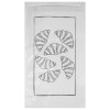 Sachet 5-6 viennoiseries en papier blanc décoré 19 + 6 x 34 cm - Collection tendance