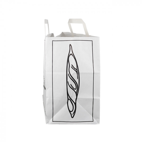 Sac cabas papier avec anses pour boulangeries