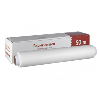 Boîte distributrice papier cuisson sulfurisé siliconé 38 cm x 50 m