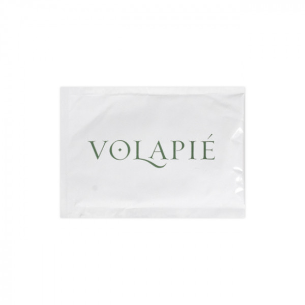 Lingette rafraîchissante personnalisée logo citron ambiance poisonerie.