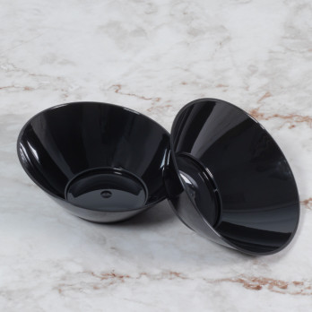 Verrine ovale réutilisable noire 8 cL