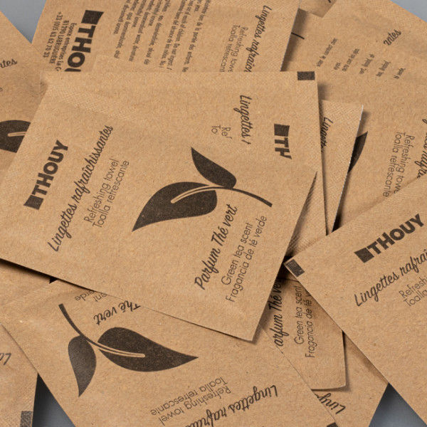 lingette rafraîchissante parfum thé vert 55S011