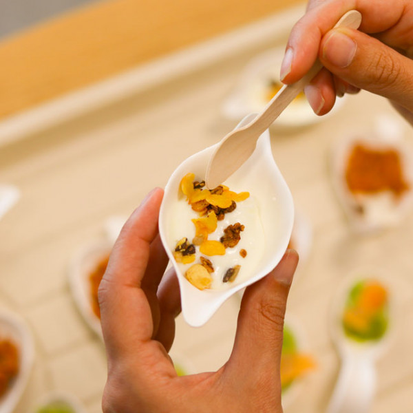 Verrine citron fibres végétales 5,6 cL, rafraîchissantes, canne à sucre, gobelet triple paroi noir 12 Oz.