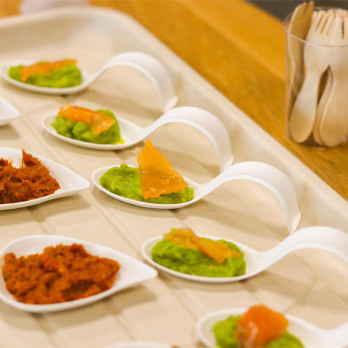 Cuillère chinoise en fibres végétales 3,2 cL