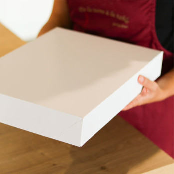 Boîte à plateau traiteur en carton 28 x 42 cm