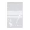 Sachet plastique ZIP pour plats témoins 12 x 18 cm