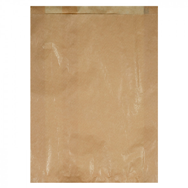 Sac croissant en papier kraft 25 + 7 x 34 cm