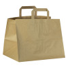Sac cabas en papier kraft avec poignées 32 x 22 / 24 cm