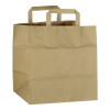 Sac cabas en papier kraft avec poignées 26 x 20 / 28 cm - Sacs et sachets