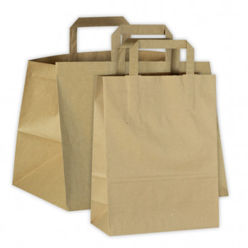 Sacs cabas en papier kraft avec poignées