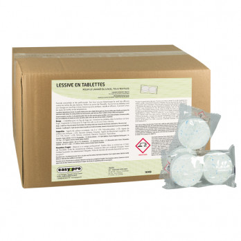 Lessive poudre en tablettes 10 kg - 166 doses