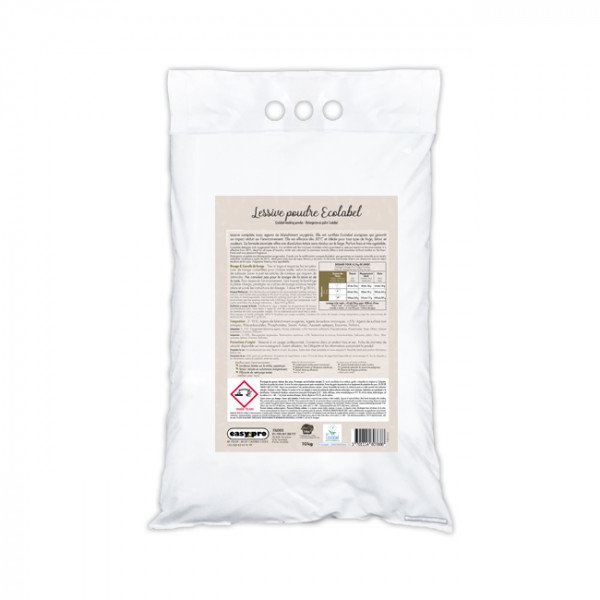 Lessive ne poudre écologique pour les professionnels