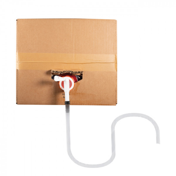 Bag in box écologique de lessive avec connecteur et robinet