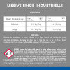 Lessive professionnelle poudre industrielle grand format