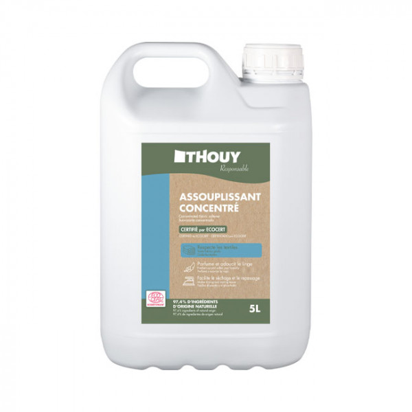 Assouplissant peaux sensibles Ecocert écologique 5L