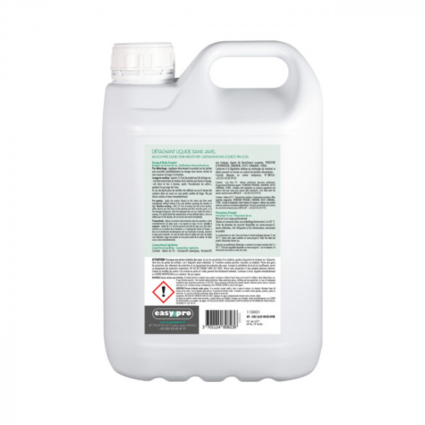 Vente de détachant professionnel en bidon de 5 L