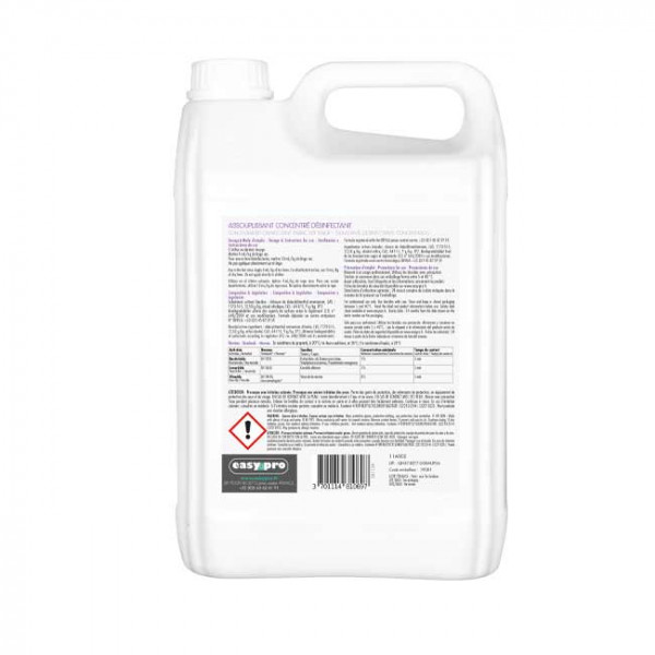 Assouplissant laverie blanchisserie concentré et désinfectant