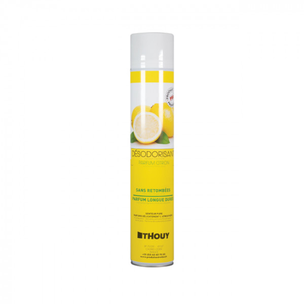 Aérosol désodorisant Citron 750 mL - Désodorisant