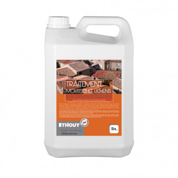 Traitement mousses et lichens sols toitures façades 5 L