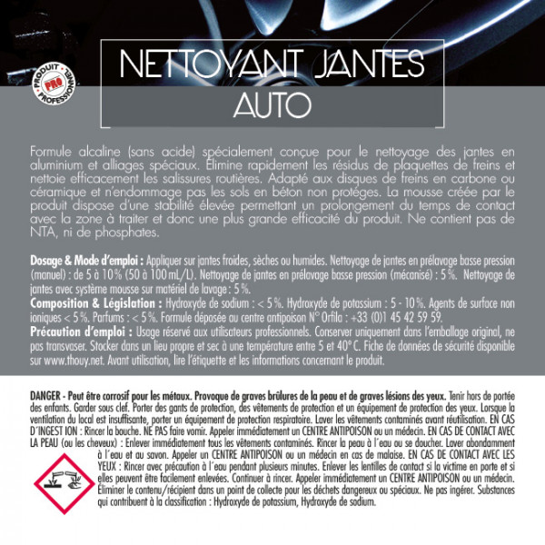 Nettoyage auto professionnel et shampooing efficace de voiture. Concentré détartrant pour sanitaires.