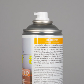 Aérosol destructeur d'odeurs Mandarine 500 mL