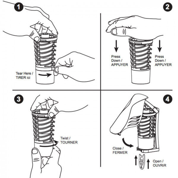 Diffuseur automatique de parfum sans gaz Prowind 50g B60024-F.