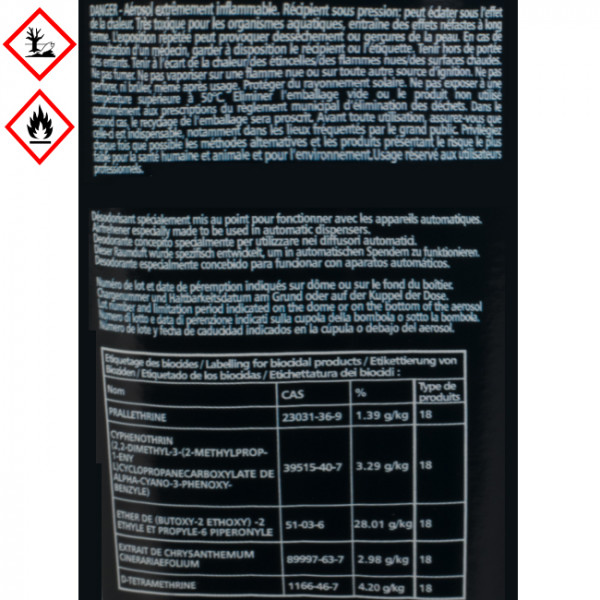 Recharge diffuseur Eolia Davania 400 mL pour désodoriser.