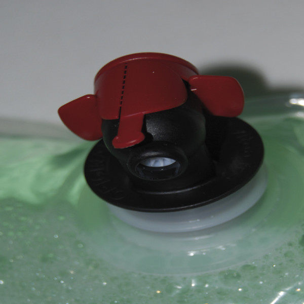 Housse de protection pour palette, transparente en PEBD. Emballage industriel.