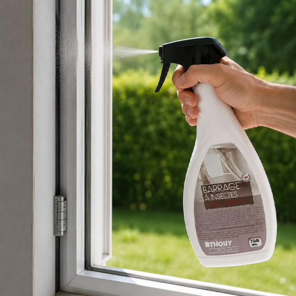 Barrage à insectes pour fenêtres en pulvérisateur de 750 mL