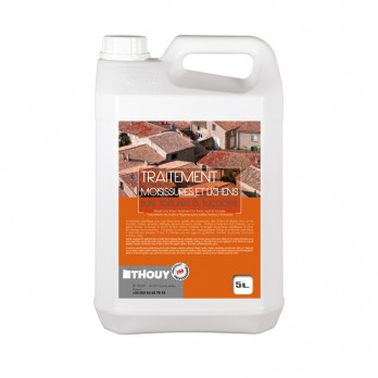 Traitement mousses et lichens sols toitures façades 5 L