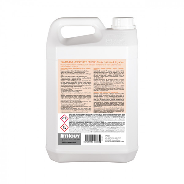 traitement contre les lichens sur les façades