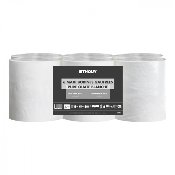 Maxi bobine 2 plis en ouate recyclée - PROMO