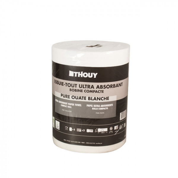 Bobine essuie-tout 3 plis Pure ouate ultra-compacte