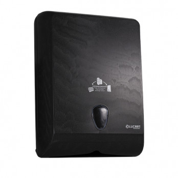 Distributeur pour essuie-mains enchevêtrés - Plastique recyclé noir