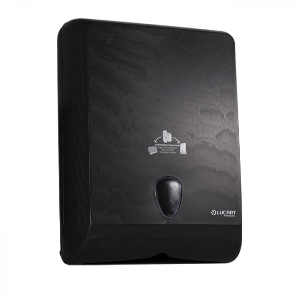 Distributeur enchevêtré en plastique recyclé noir