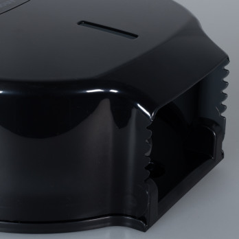 Dérouleur de papier toilette mini jumbo - Plastique ABS Noir