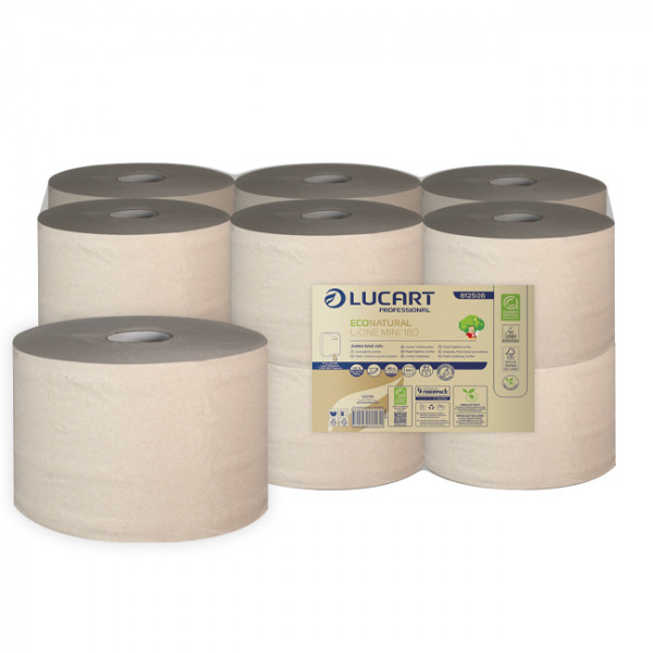 Papier toilette 2 plis Ouate recyclée havane L.ONE 180m