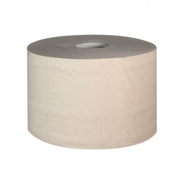 Papier toilette blanc dans distributeur ABS.