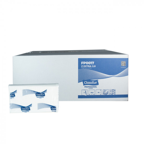 Essuie-mains enchevêtré 2 plis - Pure ouate