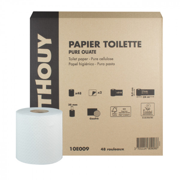 papier toilette en rouleaux qualité pro