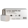 papier toilette plié pour distribution feuille à feuille