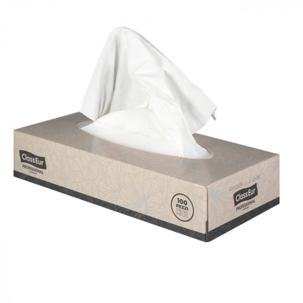 Boîte distributrice de 100 mouchoirs 2 plis - Pure ouate